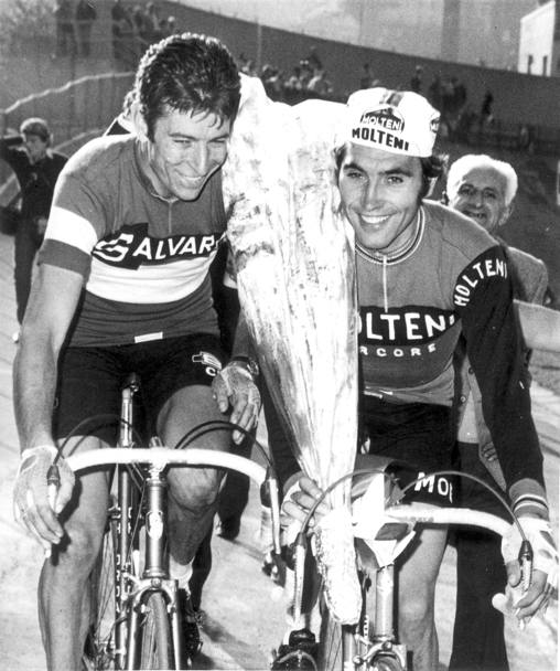 Ancora Gimondi con Eddy Merckx